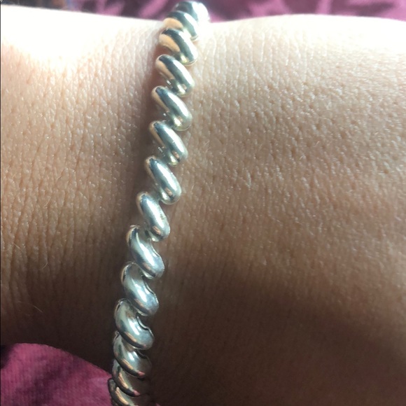 Sterling Silver bracelet made in Italy - Picture 2 of 8